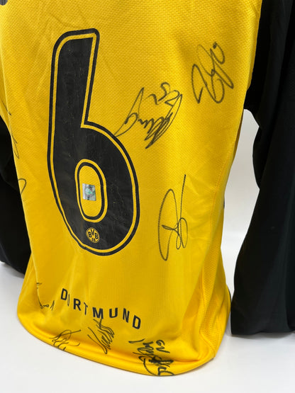 BVB Trikot 2007/2008 Teamsigniert Borussia Dortmund COA Nike S
