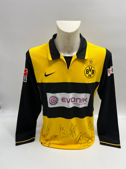 BVB Trikot 2007/2008 Teamsigniert Borussia Dortmund COA Nike S