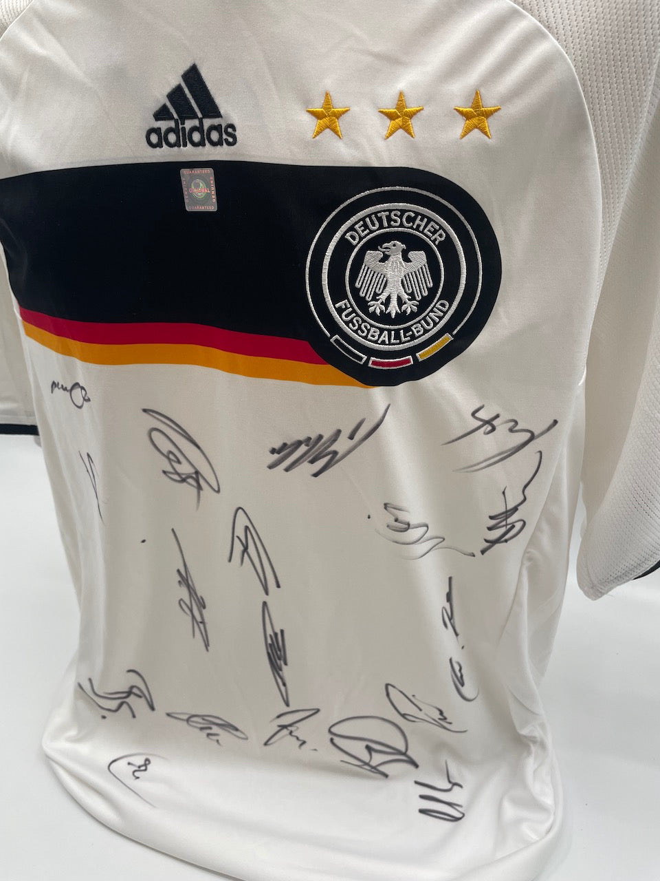 Deutschland Trikot EM 2008 Teamsigniert Autogramm Fußball DFB Adidas XL