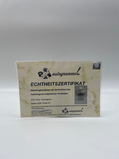 Germany jersey em 2008 team signed autograph football DFB adidas XL