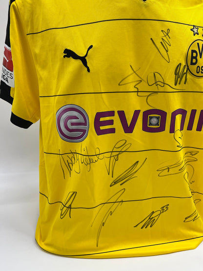 BVB Authentic-Trikot 2015/2016 Teamsigniert Borussia Dortmund COA Puma XL