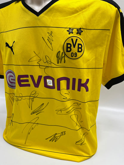BVB Authentic-Trikot 2015/2016 Teamsigniert Borussia Dortmund COA Puma XL