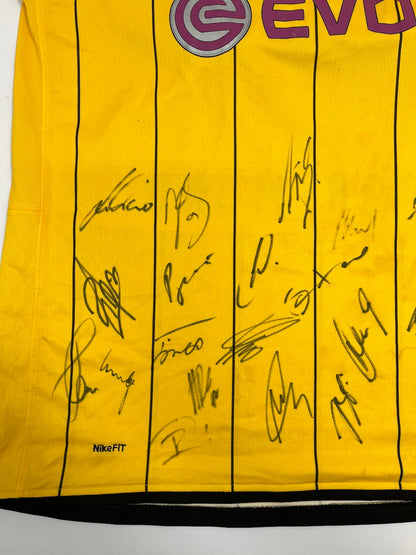 BVB Trikot 2008/2009 Teamsigniert Borussia Dortmund COA Nike XL