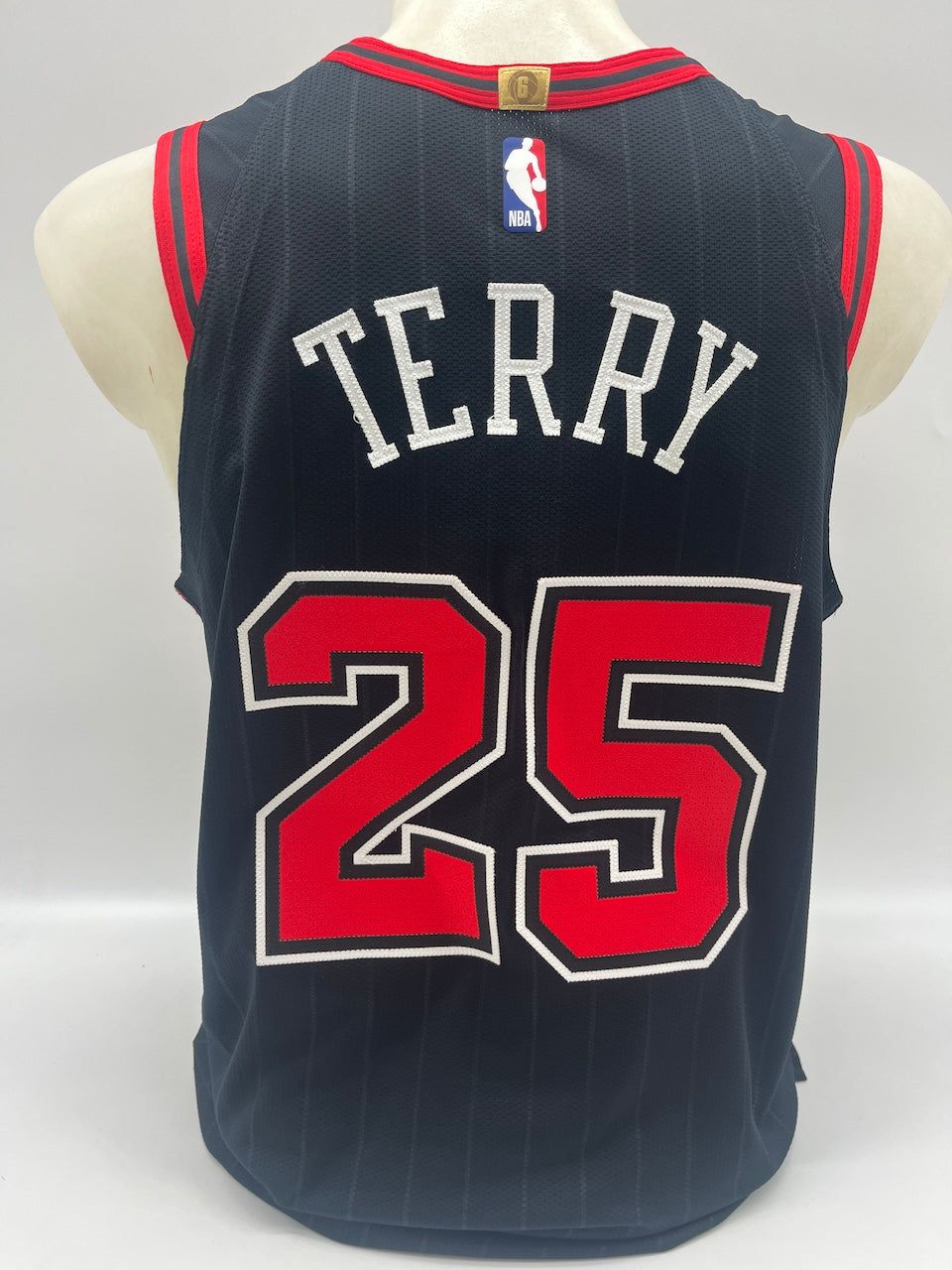 Matchworn Chicago Bulls Trikot getragen von Dalen Lee Terry 16.04.2025