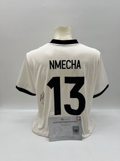 DFB Trikot Felix Nmecha signiert Autogramm Adidas COA XL