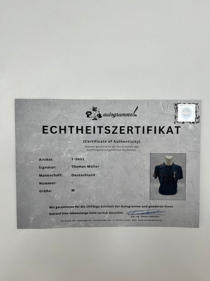 DFB T-Shirt Thomas Müller signed autograph Germany M