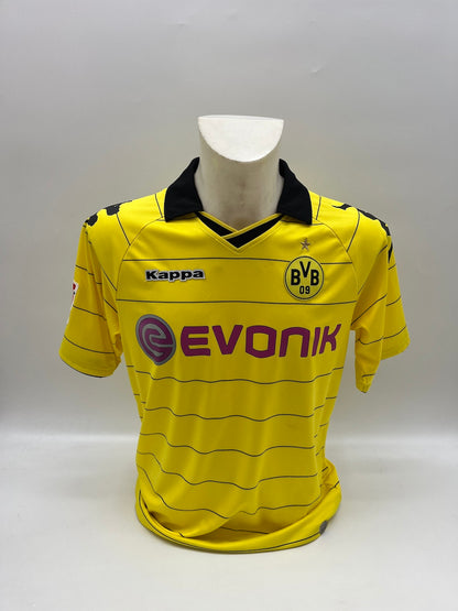 Camiseta del Borussia Dortmund firmada por Mario Götze, BVB Kappa M