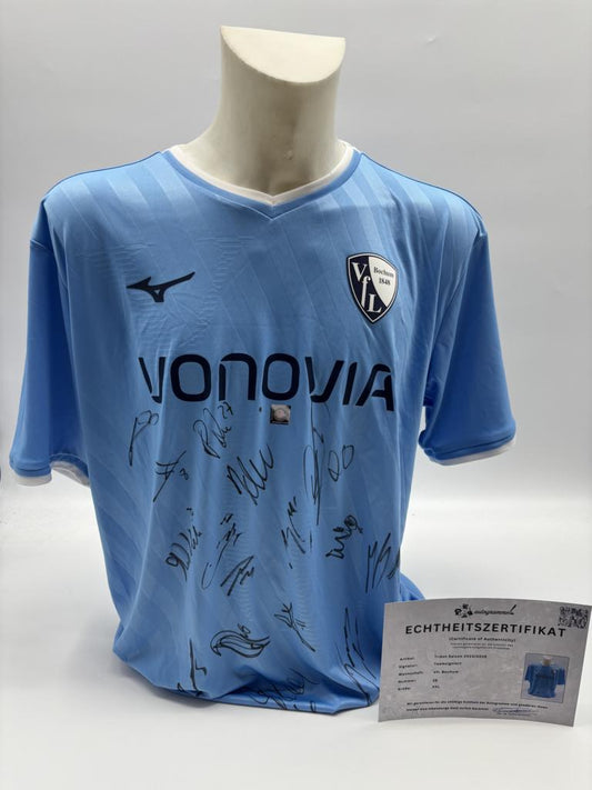 VfL Bochum Trikot 2024/2025 Teamsigniert Bundesliga COA Mizuno XXL