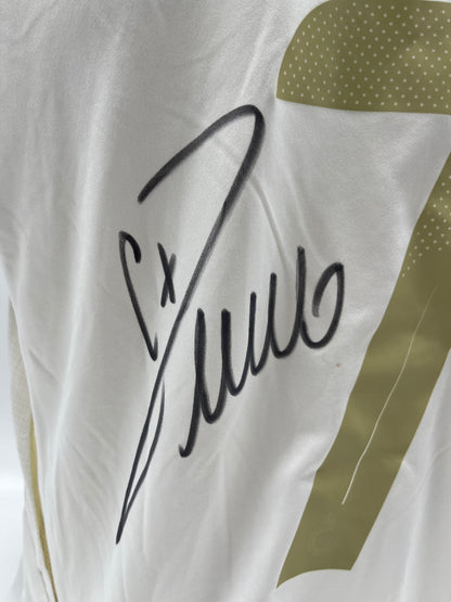 Al Nassr FC Trikot Cristiano Ronaldo signiert Autogramm Fußball weiß L