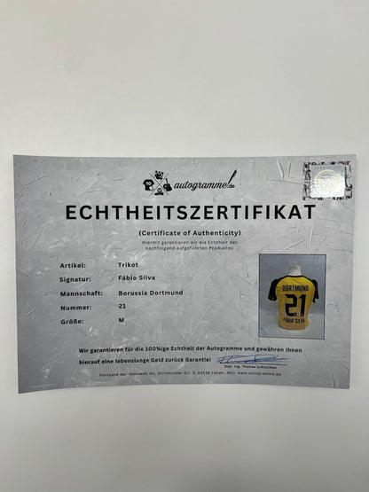 Borussia Dortmund Trikot Fabio Silva signiert BVB Puma M