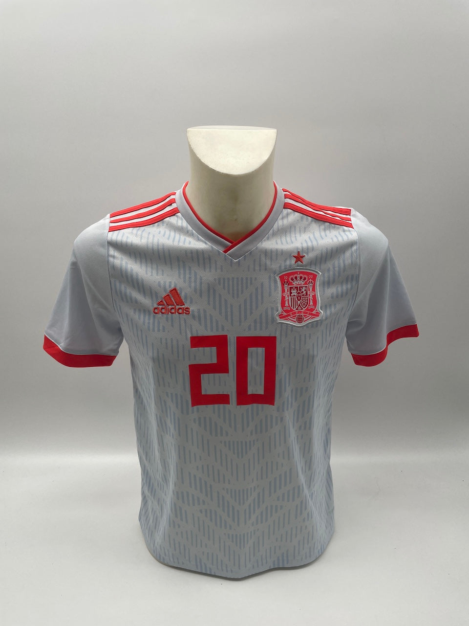 Spain jersey Marco Asensio signed adidas football new Spain 164