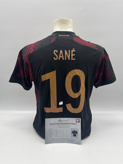 DFB Trikot Leroy Sane signiert Autogramm Adidas COA M