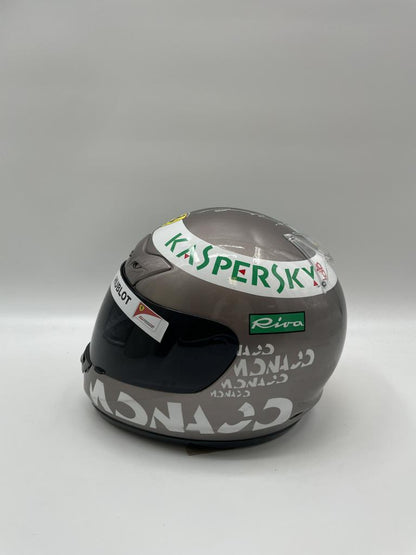 Sebastian Vettel Formel 1 Helm signiert Autogramm Echtheitszertifikat COA 1:1