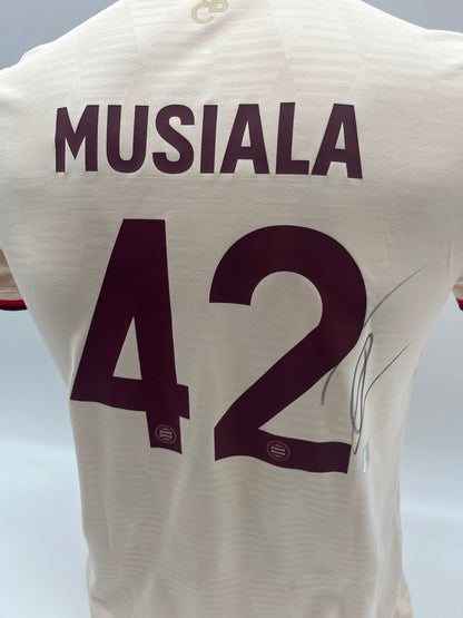 Bayern München Trikot Jamal Musiala signiert Autogramm Adidas COA S
