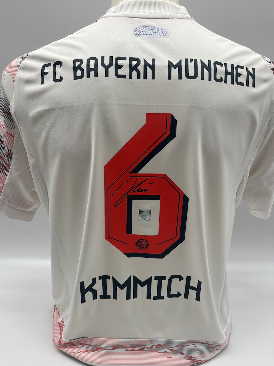 Bayern München Trikot Joshua Kimmich signiert Adidas COA L