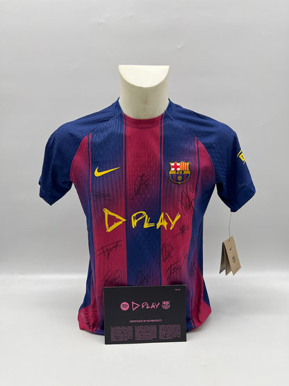 FC Barcelona x Ed Sheeran Trikot 25/26 Teamsigniert limitiert Play 12/22 Nike M