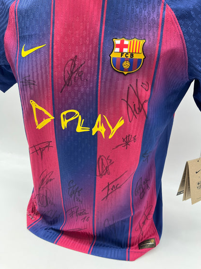 FC Barcelona x Ed Sheeran Trikot 25/26 Teamsigniert limitiert Play 12/22 Nike M