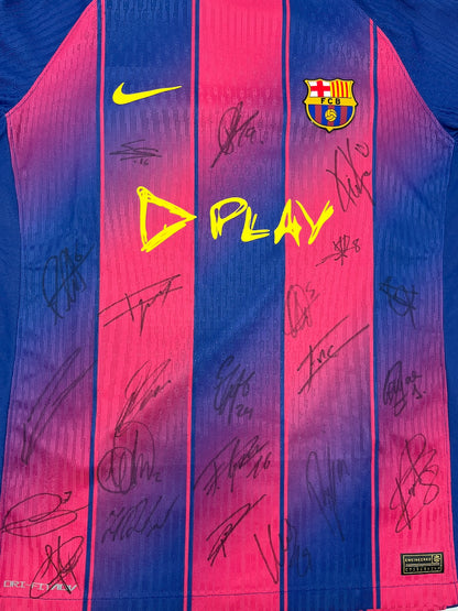 FC Barcelona x Ed Sheeran Trikot 25/26 Teamsigniert limitiert Play 12/22 Nike M