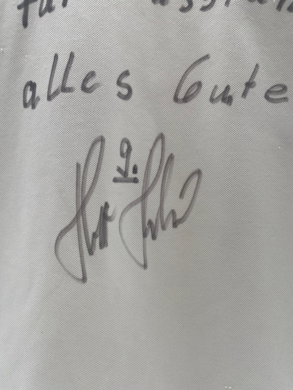 DFB Shirt Horst Hrubesch signiert Adidas COA Deutschland DFB Autogramm XL