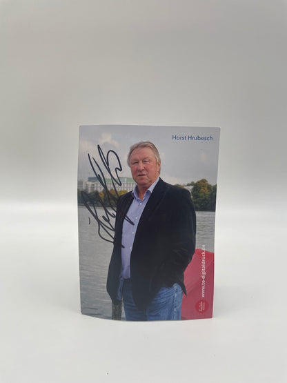 DFB Shirt Horst Hrubesch Signed adidas Coa Germany DFB Autogram XL