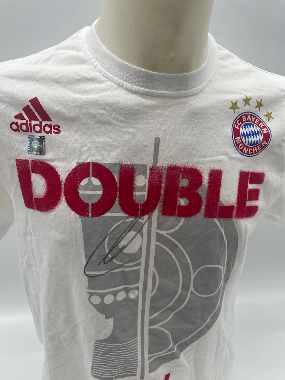 Bayern München T-Shirt Thomas Müller signiert Autogramme Bundesliga COA 176