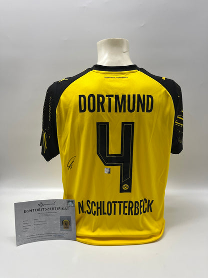 Borussia Dortmund Trikot Nico Schlotterbeck signiert BVB Puma COA L