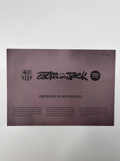 FC Barcelona x Travis Scott Trikot 24/25 Teamsigniert limitiert 19/22 Nike M