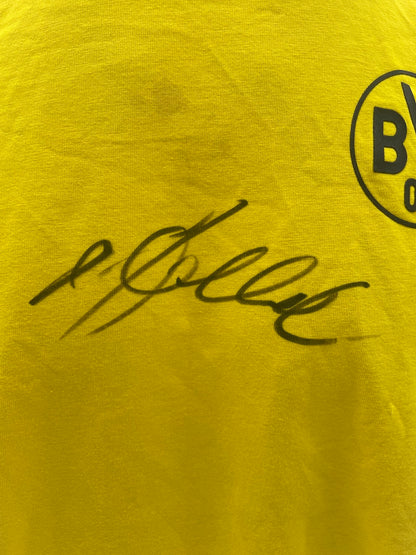 Borussia Dortmund T-Shirt Sigfried Held signiert BVB Autogramm Bundesliga 176
