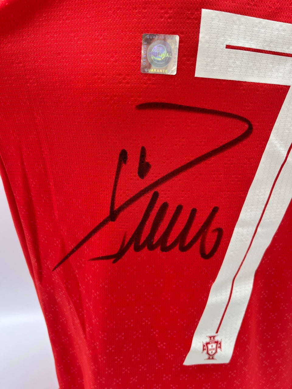 Portugal jersey Cristiano Ronaldo signed autograph COA football S