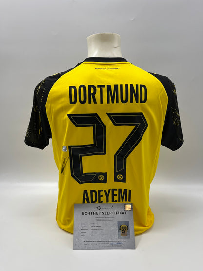 Borussia Dortmund Trikot Karim Adeyemi signiert BVB Puma COA M