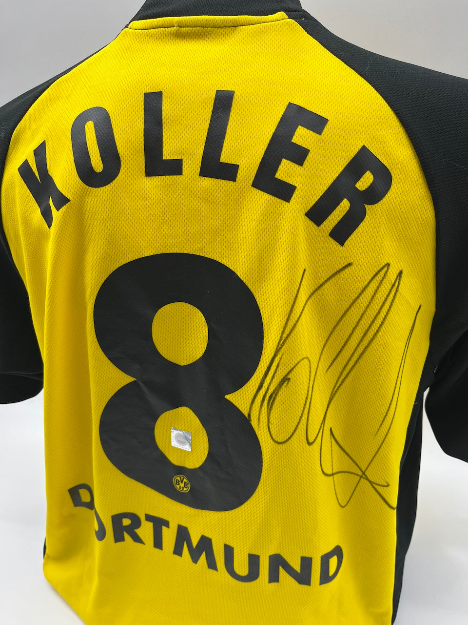 BVB Trikot 2001/2002 Teamsigniert Borussia Dortmund Jan Koller Gool L
