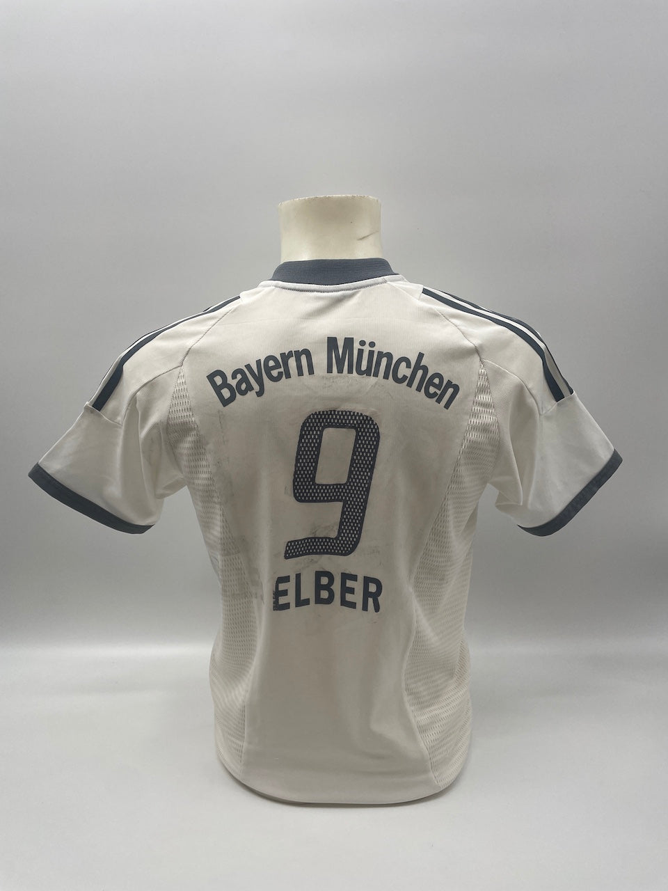 Bayern München Trikot Giovane Elber signiert Autogramme Bundesliga Adidas 164