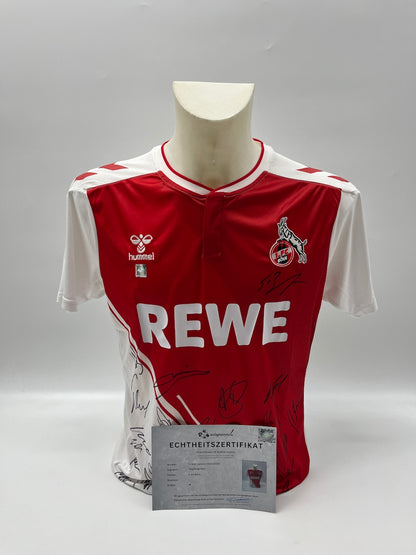 1. FC Köln Trikot 2022/2023 Teamsigniert Autogramm Hummel M
