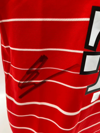 Bayern München Trikot Serge Gnabry signiert Autogramm Adidas COA M