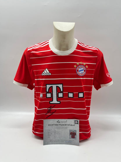 Bayern München Trikot Serge Gnabry signiert Autogramm Adidas COA neu M