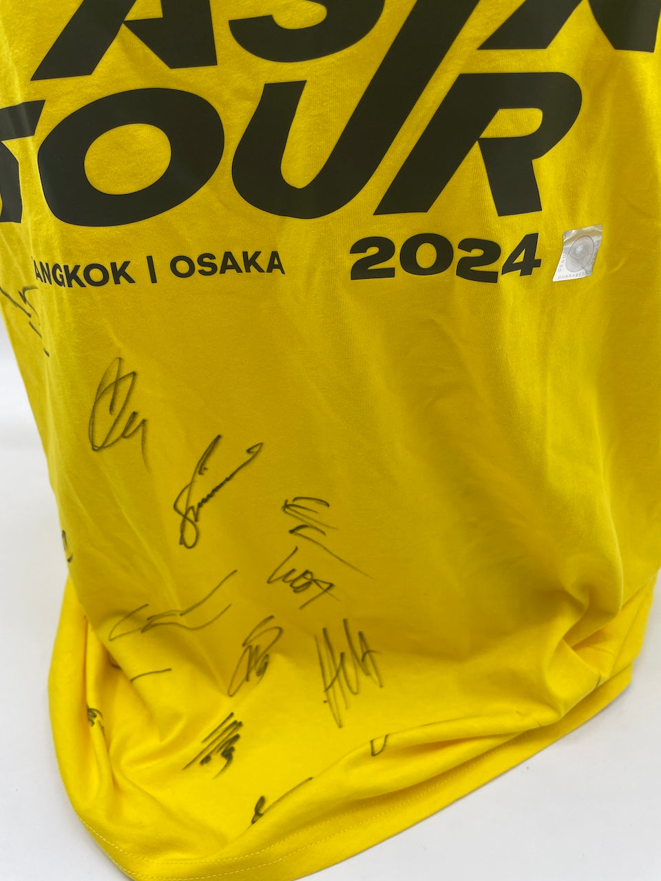 BVB T-Shirt Asia Tour 2024 Teamsigniert Autogramm COA L