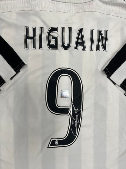 Juventus Turin Trikot Gonzalo Higuain signiert im Rahmen COA 164