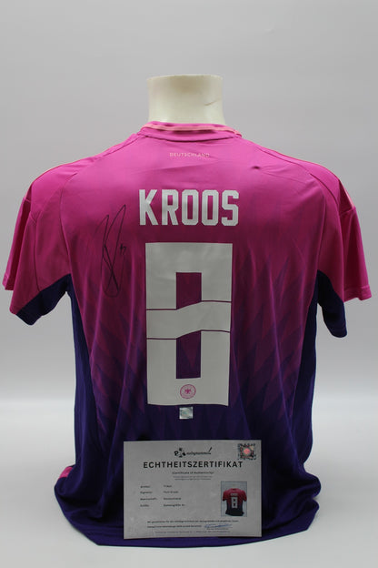 DFB Trikot Toni Kroos signiert Autogramme Adidas Deutschland Damengröße XL