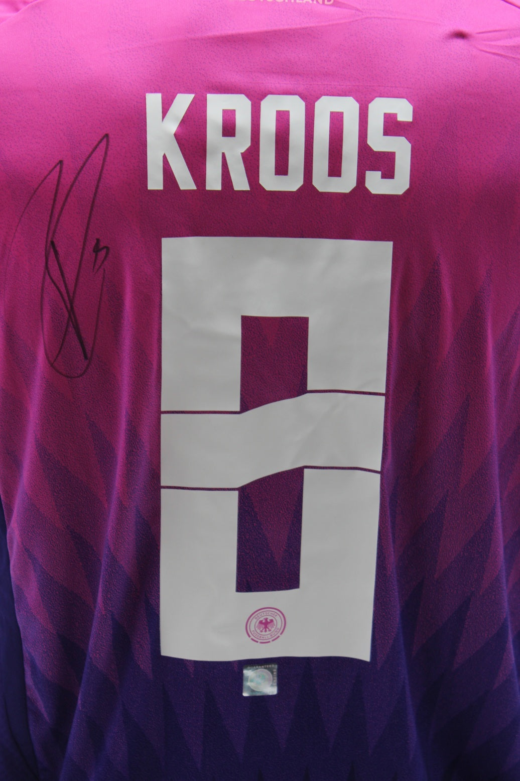 DFB Trikot Toni Kroos signiert Autogramme Adidas Deutschland Damengröße XL