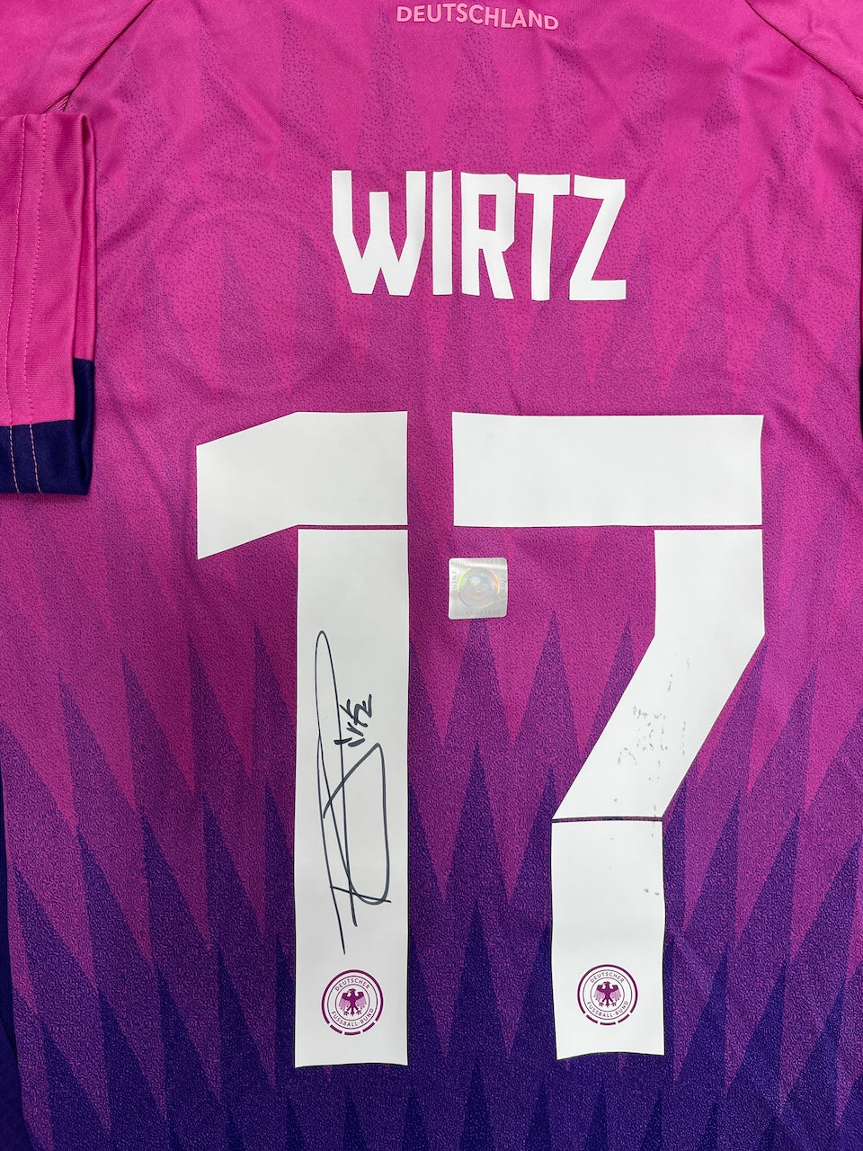 Deutschland Trikot Florian Wirtz signiert im Rahmen DFB COA Adidas 140