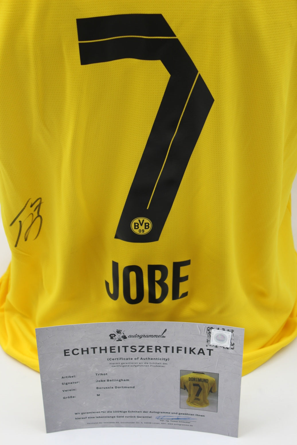 Borussia Dortmund Trikot Jobe Bellingham COA BVB Puma neu M 26/27
