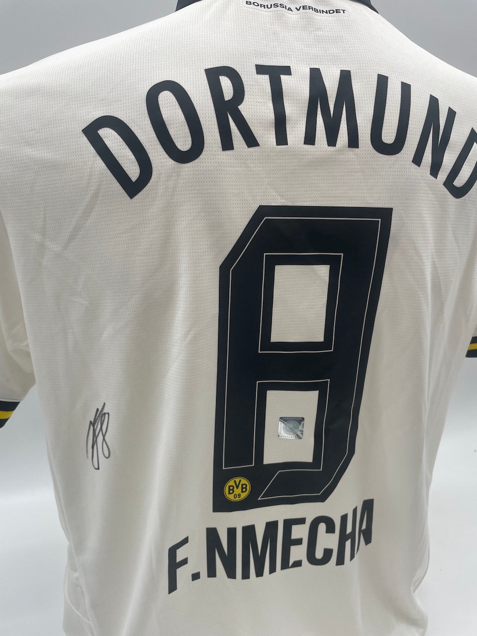 Borussia Dortmund Trikot Felix Nmecha signiert BVB Autogramm Puma COA L