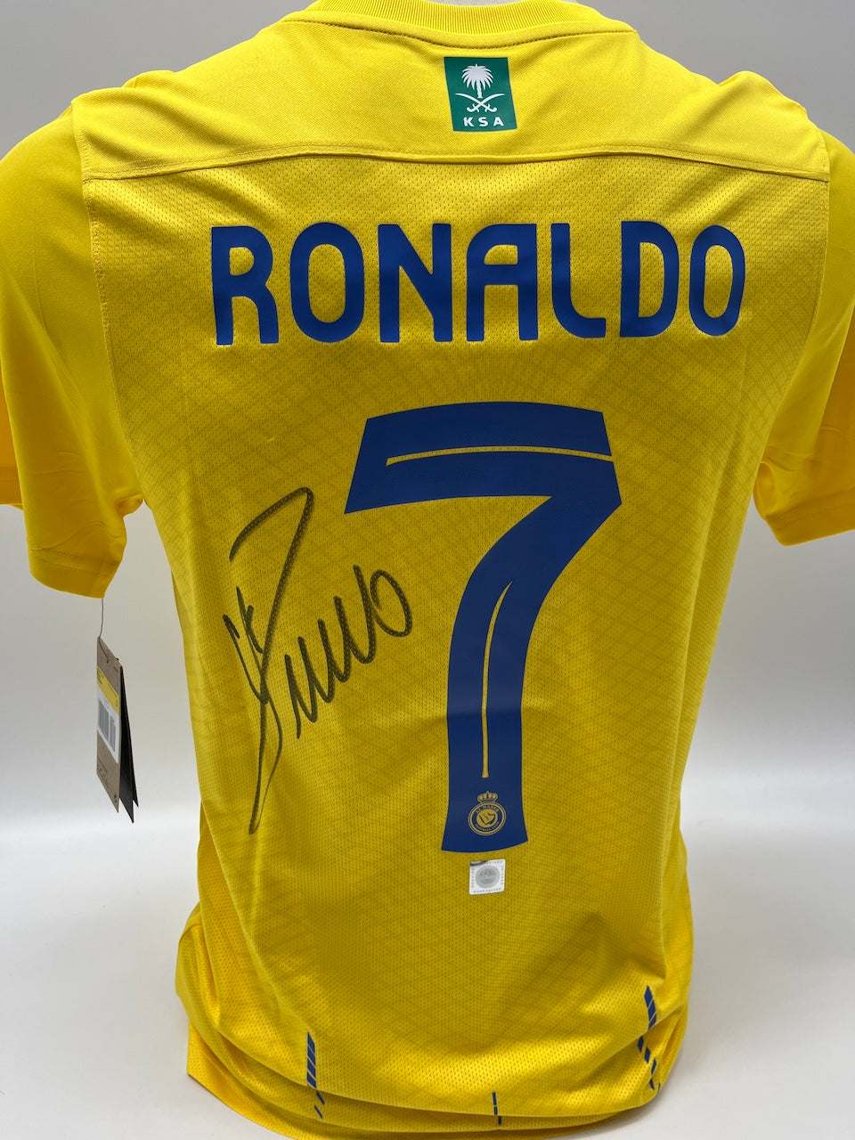 Al Nassr FC Trikot Cristiano Ronaldo signiert Autogramm COA Fußball S