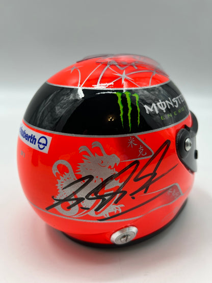 Michael Schumacher Formel 1 Helm Unterschrift und Echtheitszertifikat 1:2