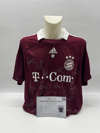 Bayern München Trikot 2006/2007 Teamsigniert Autogramm Adidas XL