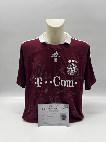Bayern München Trikot 2006/2007 Teamsigniert Autogramm COA Adidas XL