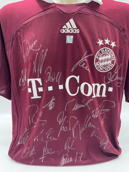 Bayern München Trikot 2006/2007 Teamsigniert Autogramm COA Adidas XL