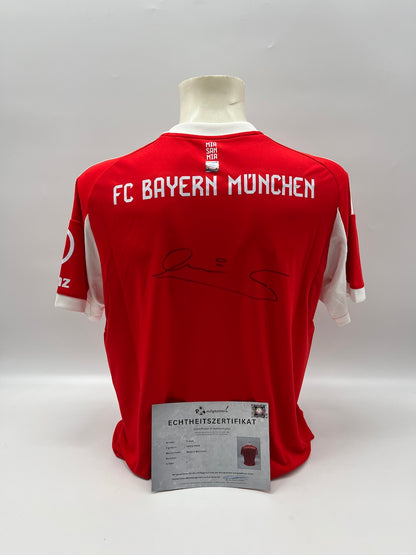 Bayern München Trikot Leroy Sane signiert Autogramm Adidas COA L