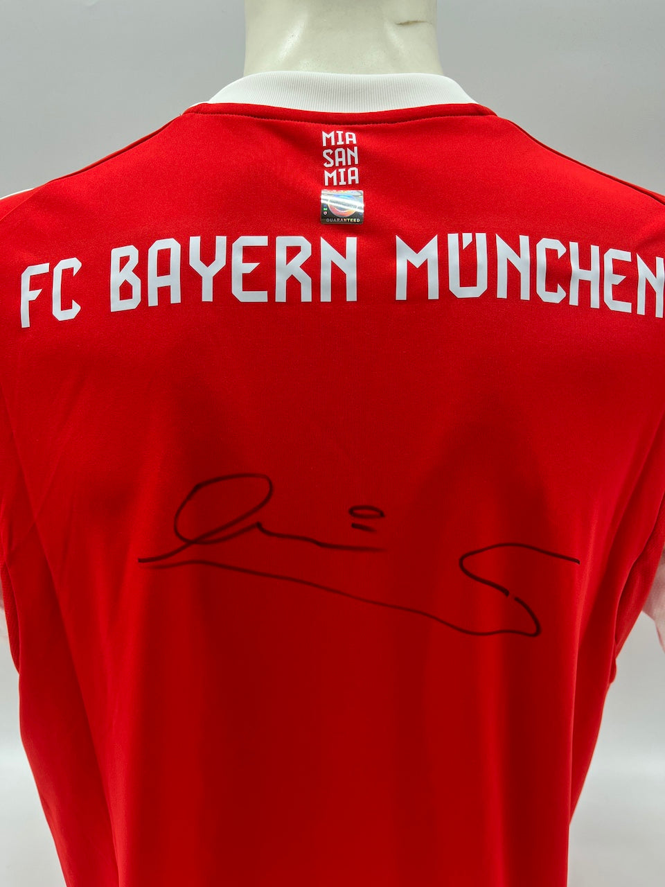 Bayern München Trikot Leroy Sane signiert Autogramm Adidas COA L