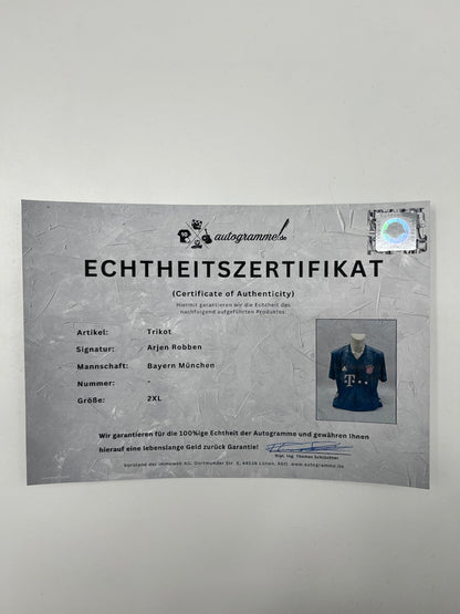 Bayern München Trikot Arjen Robben signiert Autogramm Adidas COA 2XL